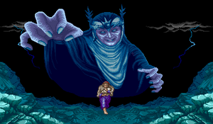 Queen Bavmorda in Capcom's SNES video game adaptation of Willow.