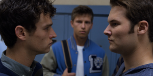 Justin confronts Bryce in "Bryce and Chloe".