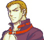 Linus' portrait as an morph from Fire Emblem: The Blazing Blade.