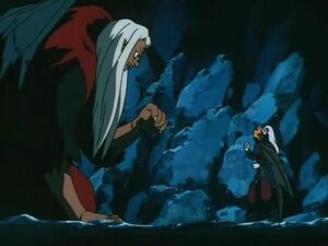 Tsukuyomaru confronts Taigokumaru