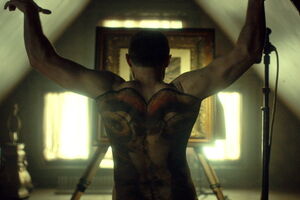 Dolarhyde's tattoo in the Hannibal TV series.