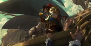 Gangplank as he appears in Legends of Runeterra.