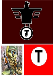 Variants of the Tediz flag.