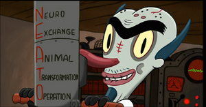 "Let the Neuro Exchange Animal Transformation Operation, or NEATO for short—not to be confused that stupid teacher award--begin!"