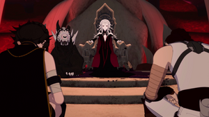 Salem briefing her faction before the invasion.