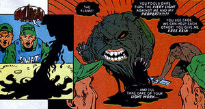 Bogeyman's shadow-form, after possessing Luke Cage.