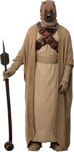 A Tusken Raider in The Mandalorian.