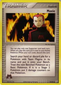 Maxie TCG Card