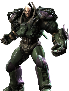 Luthor as he appears in Injustice: Gods Among Us.