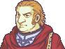 Kenneth's portrait as an morph from Fire Emblem: The Blazing Blade.