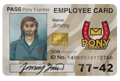 Jimmy's ID card.