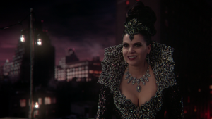 The Evil Queen taunting Regina.