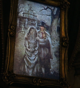 Portrait of Ravenswood with his daughter when they were still alive.