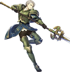 Fernand's battle portrait in Fire Emblem Heroes.