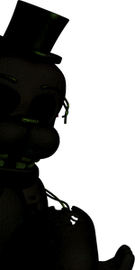 Shadow Freddy in the Fazbear's Fright office.