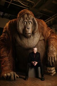 Christopher Walken with King Louie