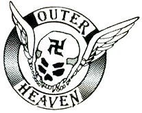 The original version of the Outer Heaven logo.