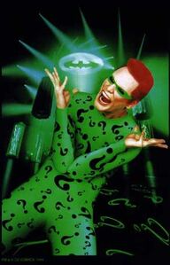 Jim Carrey as The Riddler in Batman Forever.