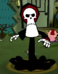 Grim how he looks in the video game.