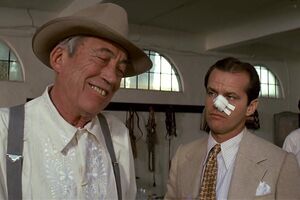 Cross meets private investigator Jake Gittes.