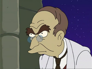 James Moriarty as he appears in Futurama.