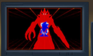 Tails’ screen displaying that Sonic and the Kaiju’s bond has become overwhelmingly stronger