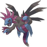 Hydreigon, The Brutal Pokémon. Hold Item: White Herb