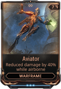  Aviator (-40% damage type modifier for all damage types)