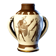 Gallixware Bisque Amphora Bren Terrasiam fashioned custom amphorae for elite Orokin who stored and served fine wine with style.