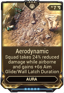  Aerodynamic (-24% damage type modifier for all damage types)