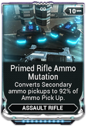  Primed Rifle Ammo Mutation