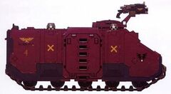 Angels Vermillion Rhino armoured personnel carrier.