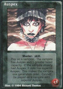 Auspex (Vampire: The Eternal Struggle card set). Art by Richard Thomas