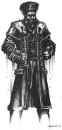 Rasputin the Puppeteer from Guildbook: Pardoners and Puppeteers. Art by Ron Spencer.