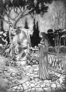 Lilith's garden depicted in the Gehenna "Fair is Foul" scenario. Art by Vince Locke