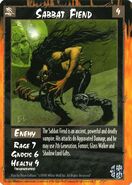 Sabbat Fiend Rage card