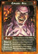 Gangrel Ally Rage card. Art by Lawrence Snelly