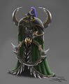 Warden concept art for Warcraft III: The Frozen Throne, all appeared same as Maiev.