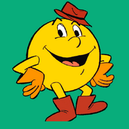 Pac-Man in the original TV show.