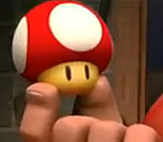 A Super Mushroom from Super Mario Bros.