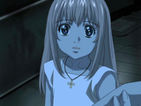 Nephilim asks Shion to enter the room where her parents died.