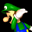 Luigi Going down a place