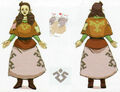 Concept art of Mallara from Hyrule Historia