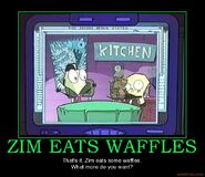 Zim-eats-waffles-invader-zim-gir-nick-nickelodoen-jhonen-vas-demotivational-poster-1248323318