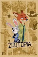 Printed Zootopia