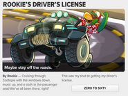 Rookie's Driver's License