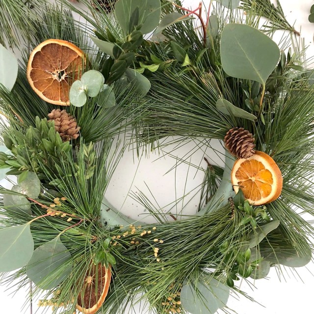 Dried Flowers & Fruit Wreath