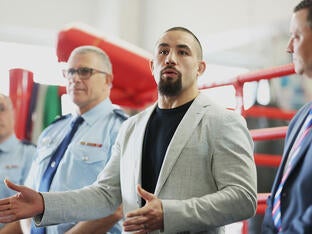 Robert Whittaker Speaks With Police Citizens Youth Clubs (PCYC) NSW