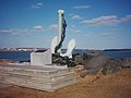 Anchor of HMCS Bonaventure, an aircraft carrier of the Royal Canadian Navy