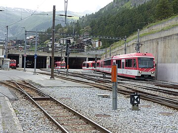 Zermatt railway station